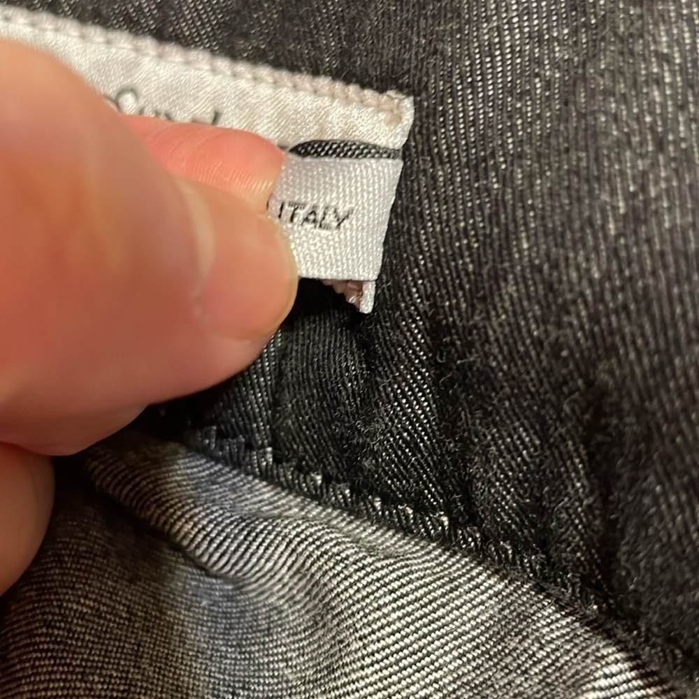 YSL Dark Grey Denim Skirt - Picture 7 of 13